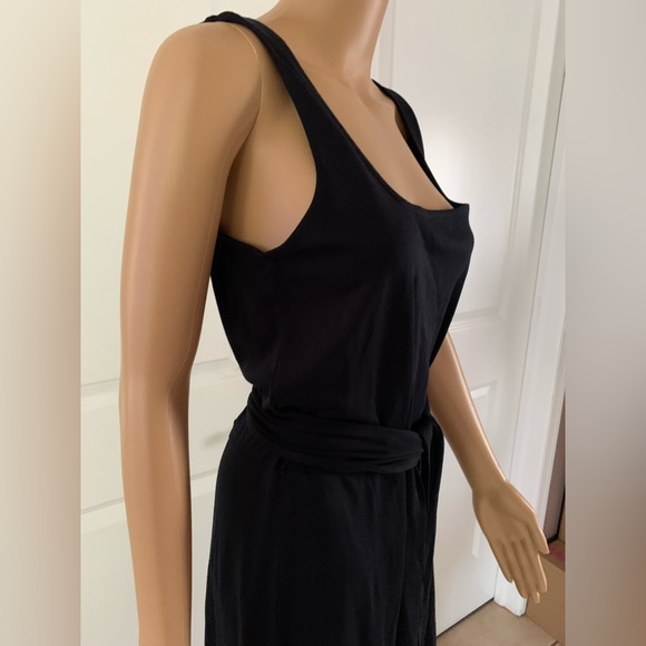 Vince 100% Pima Cotton Square Neck Midi Dress - Picture 10 of 17